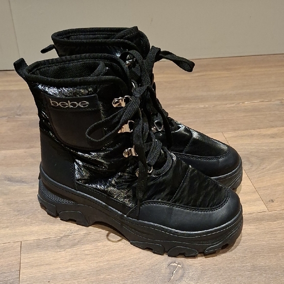 Bebe Sport Women's "Jadah" Y2K Quilted Winter Puffer/Moon Boots (Size 7) - Picture 2 of 9